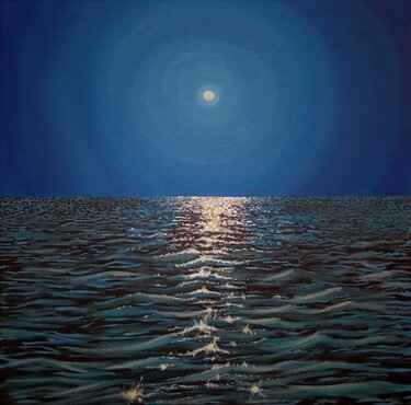 Moon and the sea