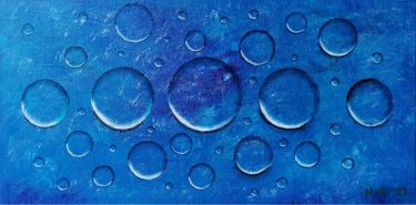 Blue meditation by Nevenka