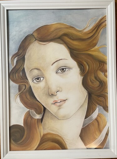 Reproduction of the painting The Birth of Venus by Sandro Botticelli by Teodora Koljenšić