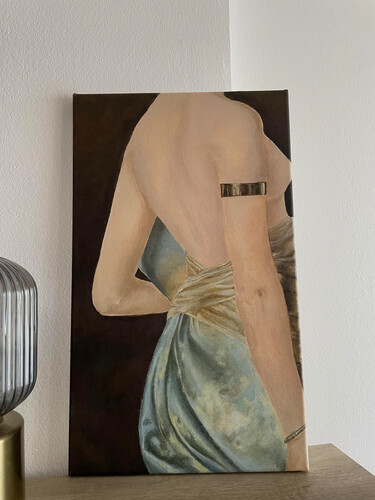 Reproduction of the painting Flora by Max Nonnenbruch,  by Teodora Koljenšić