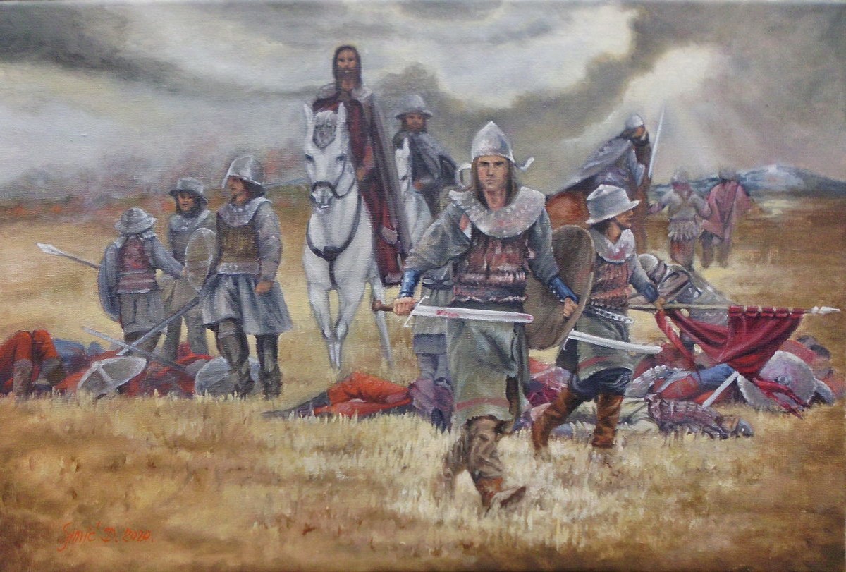 Battle- oil on linen 40x60