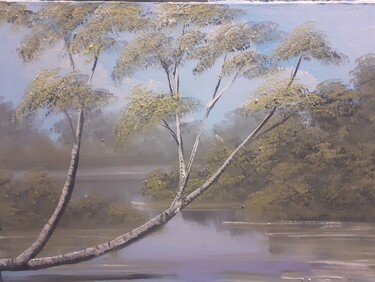 broken bruch 70x50cm oil painting,  by Dusica Stankovic