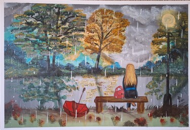 Girl in the rain,  by Verica