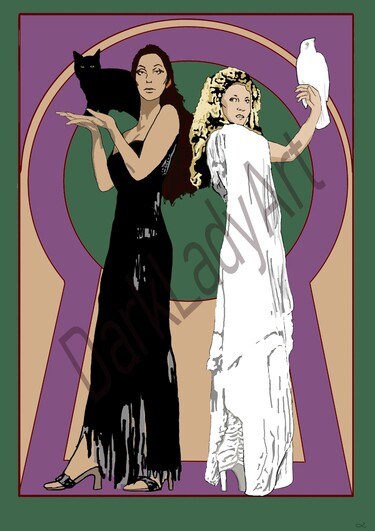 Cher and Stivie Nicks,  by Dunja Spasić
