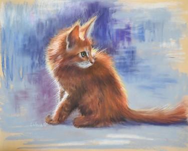 Ginger kitten by Alena Savchenko - Lukian