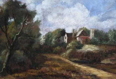 Rural Landscape - Improvisation After John Constable by Alena Savchenko - Lukian