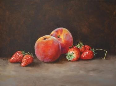 Peaches and Strawberries by Alena Savchenko - Lukian