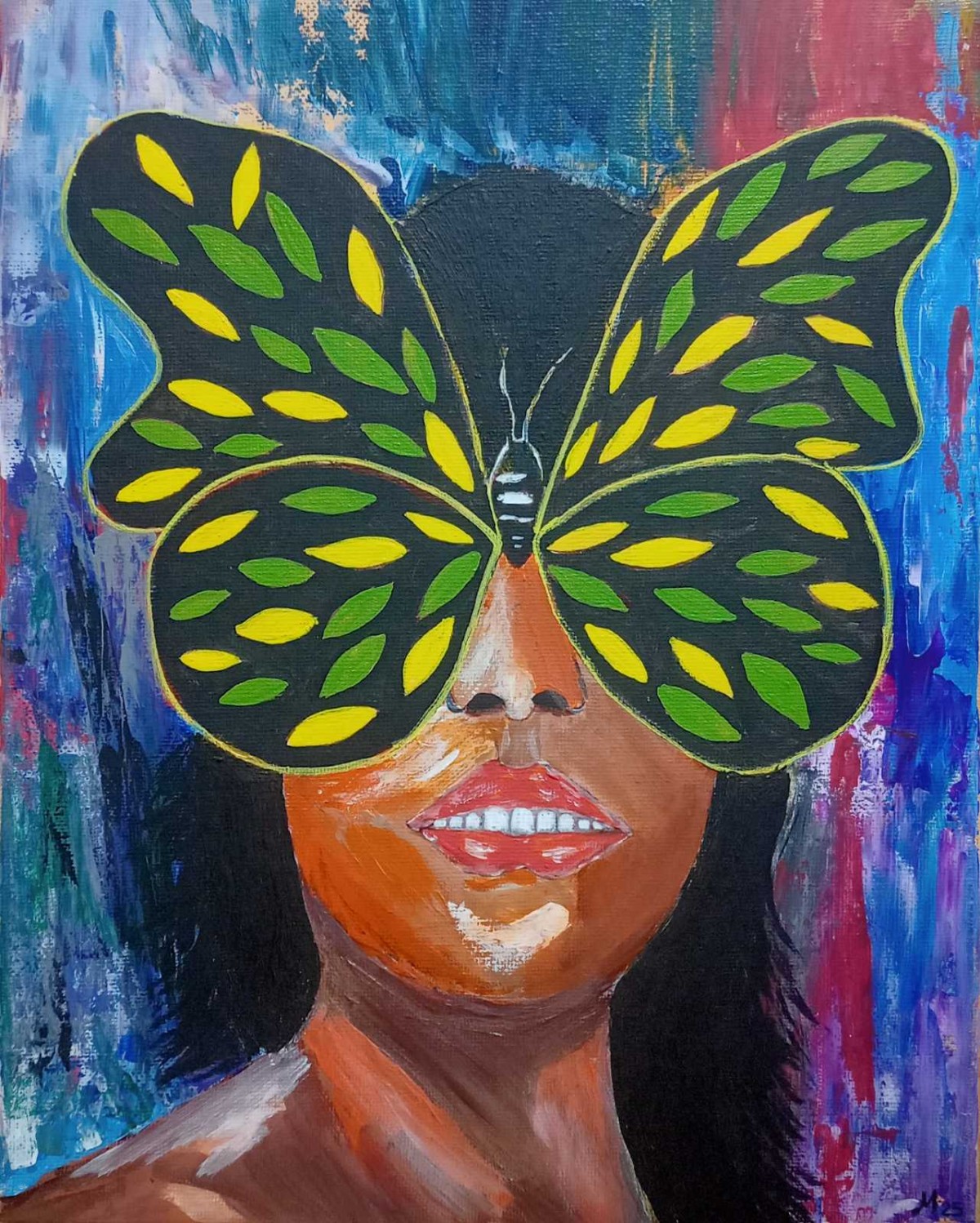 The girl and the butterfly