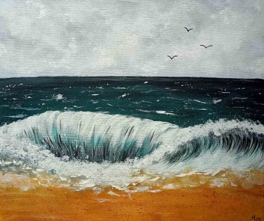 The sea by Marija  Tabački - Johum
