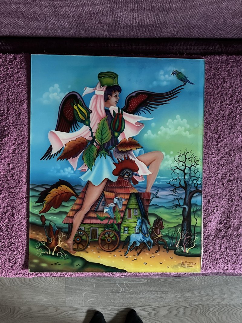 Andjeoska kuca putujuca, Painting Nikola Marinkovic