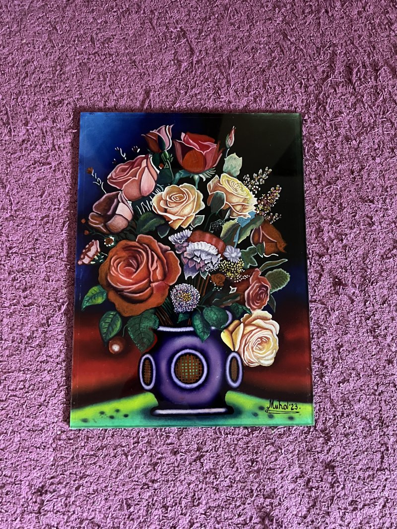 Bouquet off flowers, Painting Nikola Marinkovic