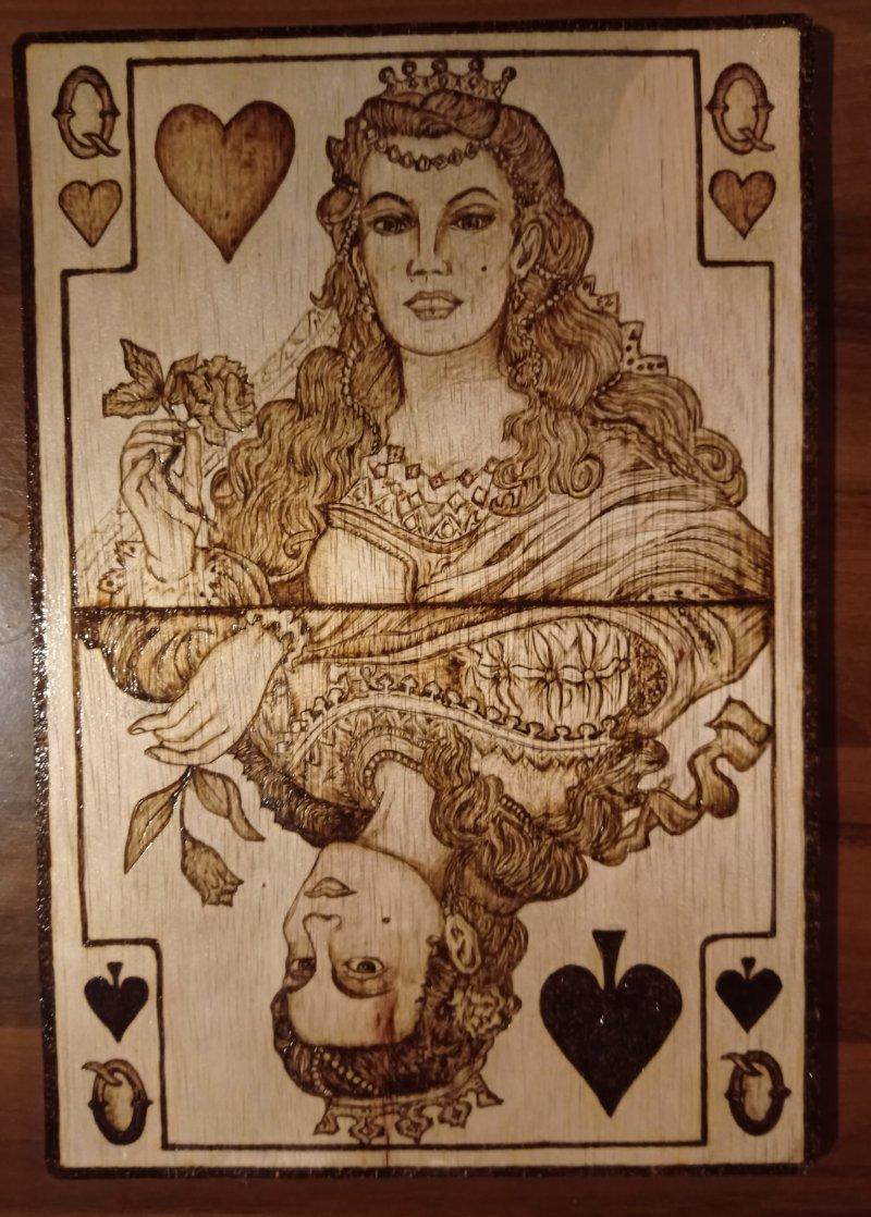 Queen of Spades-Queen of Harts, Handicraft Srdjan Blagovic