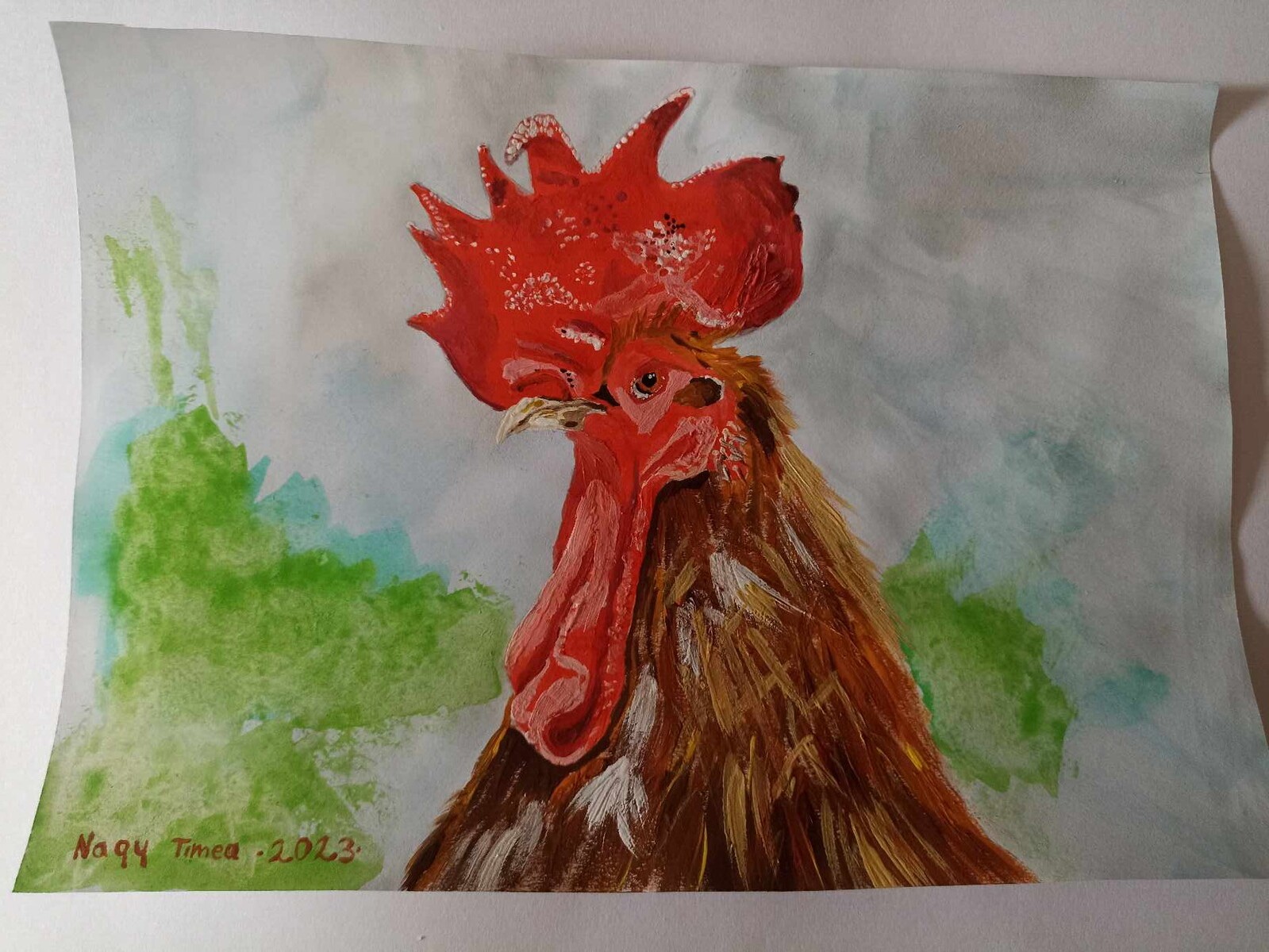 Portrait of Rooster Maurice