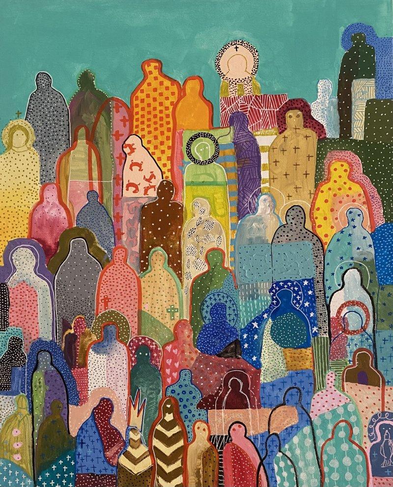Saints, Painting Marija VisualArtist