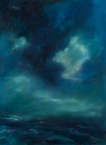 Moonlight on the sea by Slaviša  Petković Panča