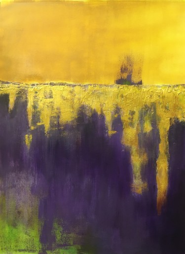 Purple and gold by Mirjana Dokmanović
