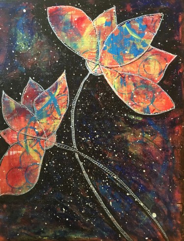Two flowers by Mirjana Dokmanović