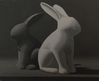 Two Rabbits by Mirjana Dokmanović