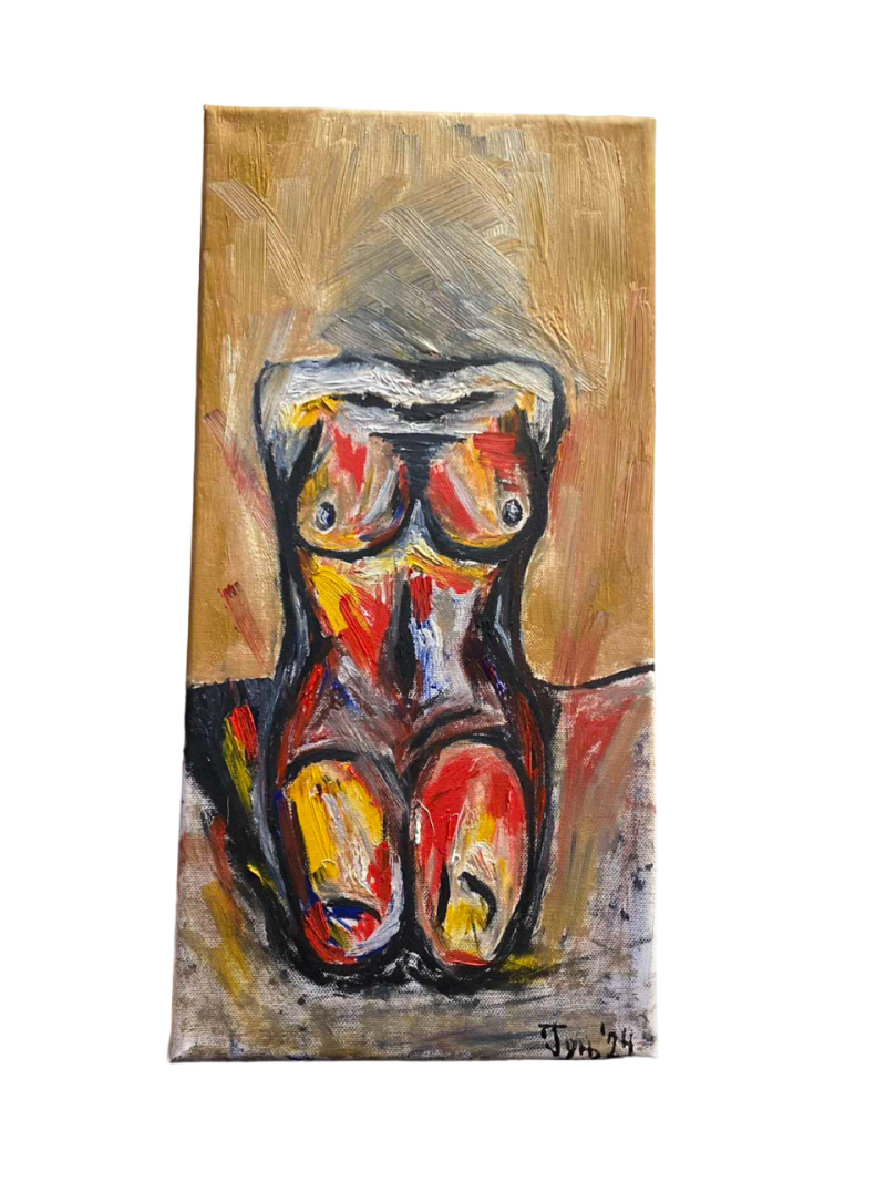 Žena u dramskom izrazu, Painting Ivana Gunj