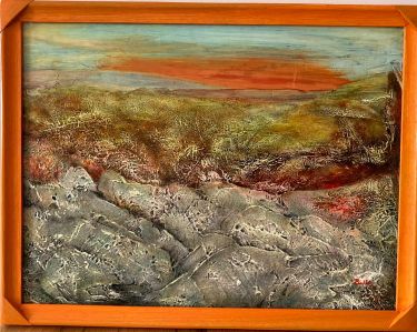 Abstract landscape by Jasminka Radić