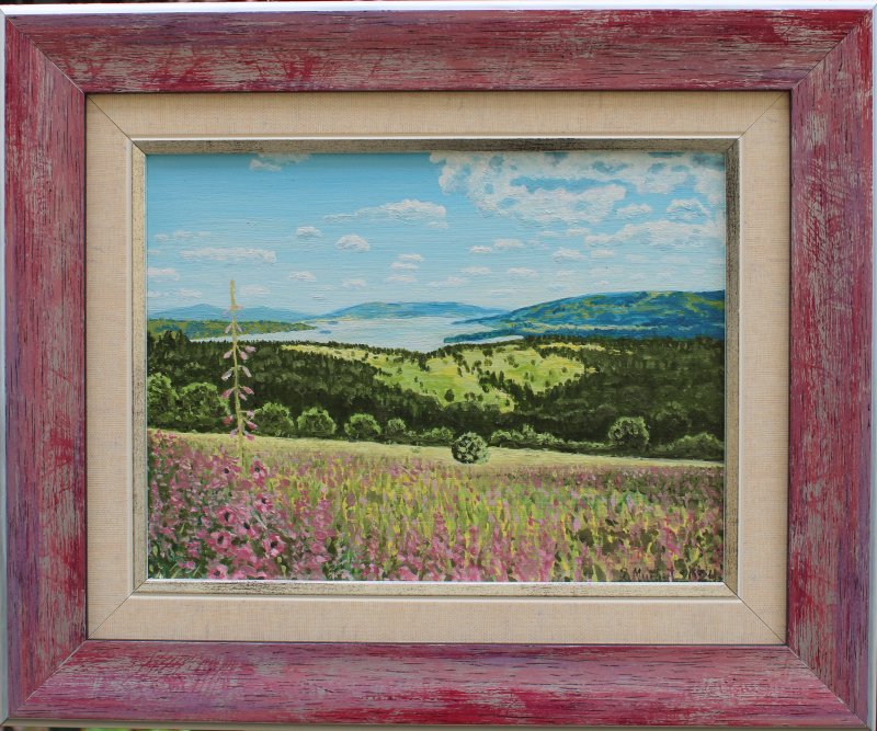 Vlasina lake, Painting Dejan Mitić