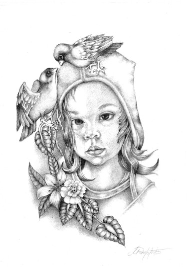 Portrait of a child Freja by Radomir  Mudrinic