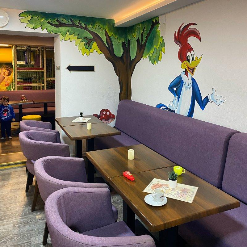 Woodpecker in the cafe, Handicraft Andjela Vukojevic