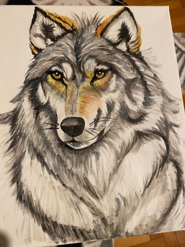 Wolf by Andjela Vukojevic