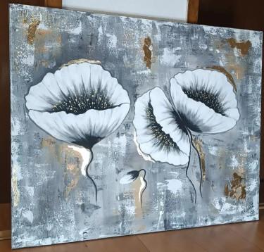 White poppies