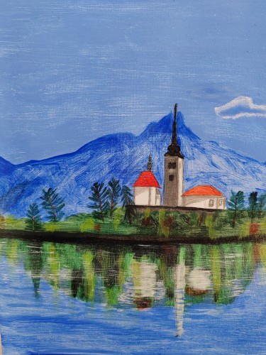REFLECTION IN THE WATER by MARINA SAMARDŽIĆ