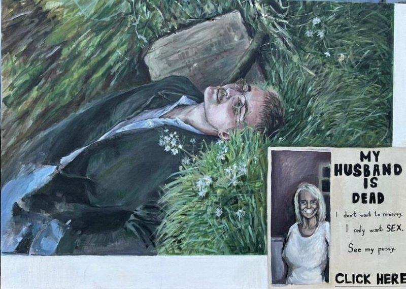 In Dirt I Go, Painting Milan Banjanin
