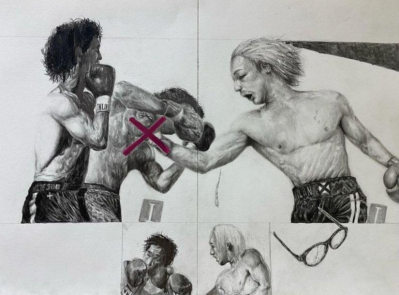 Glass, Drawing Milan Banjanin