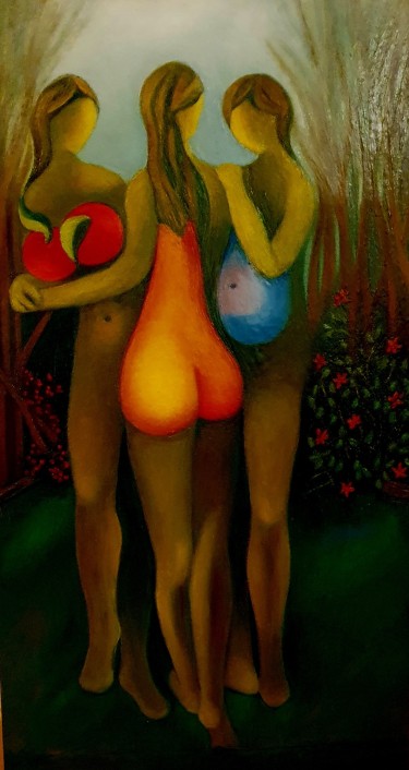 Princesses of apple, pear and plum by Emilija Ristic