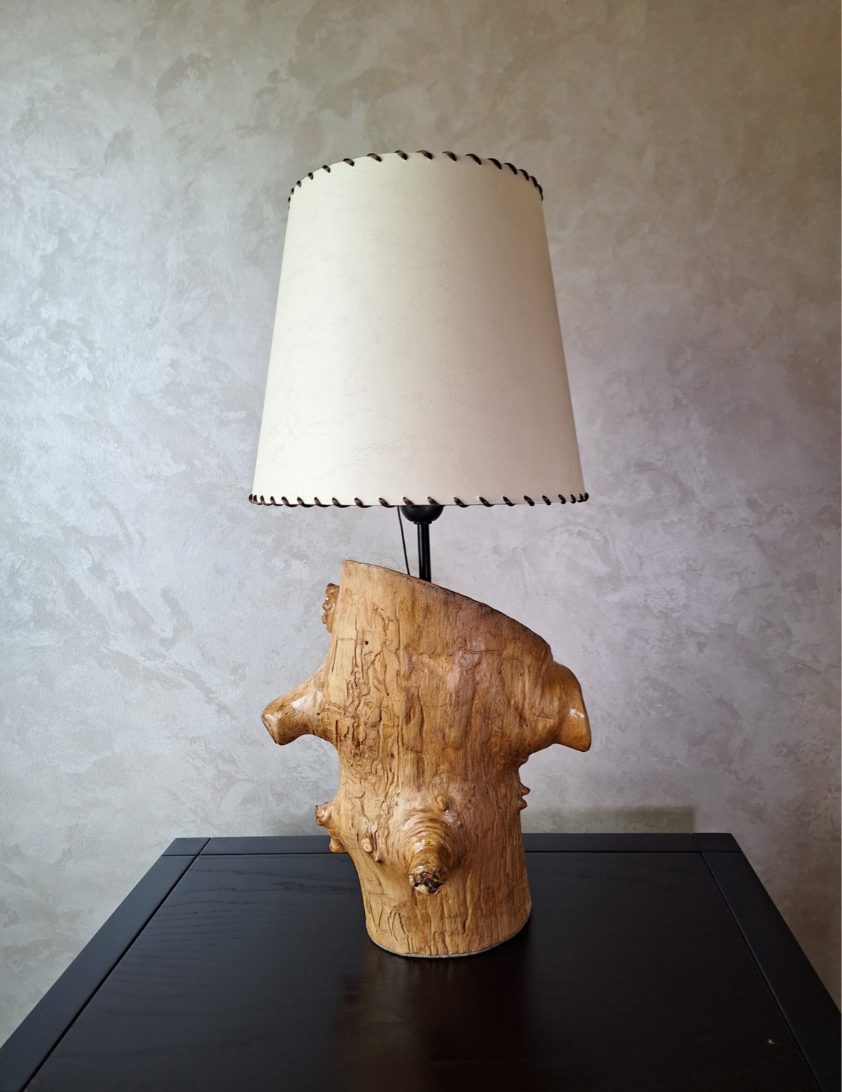 Lamp unique wooden