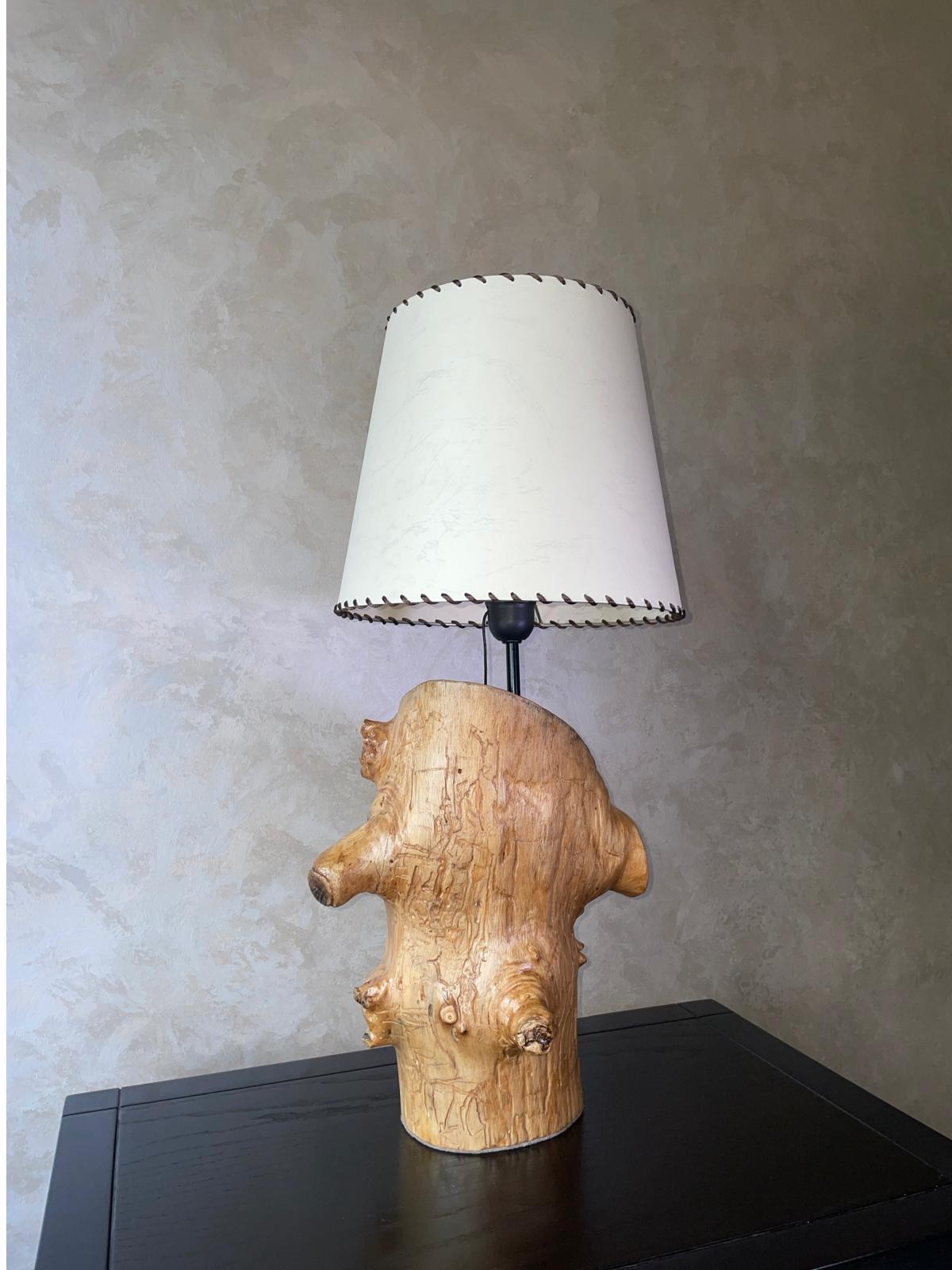 Lamp unique wooden