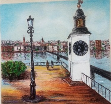 Novi Sad and the clock tower by Nadja