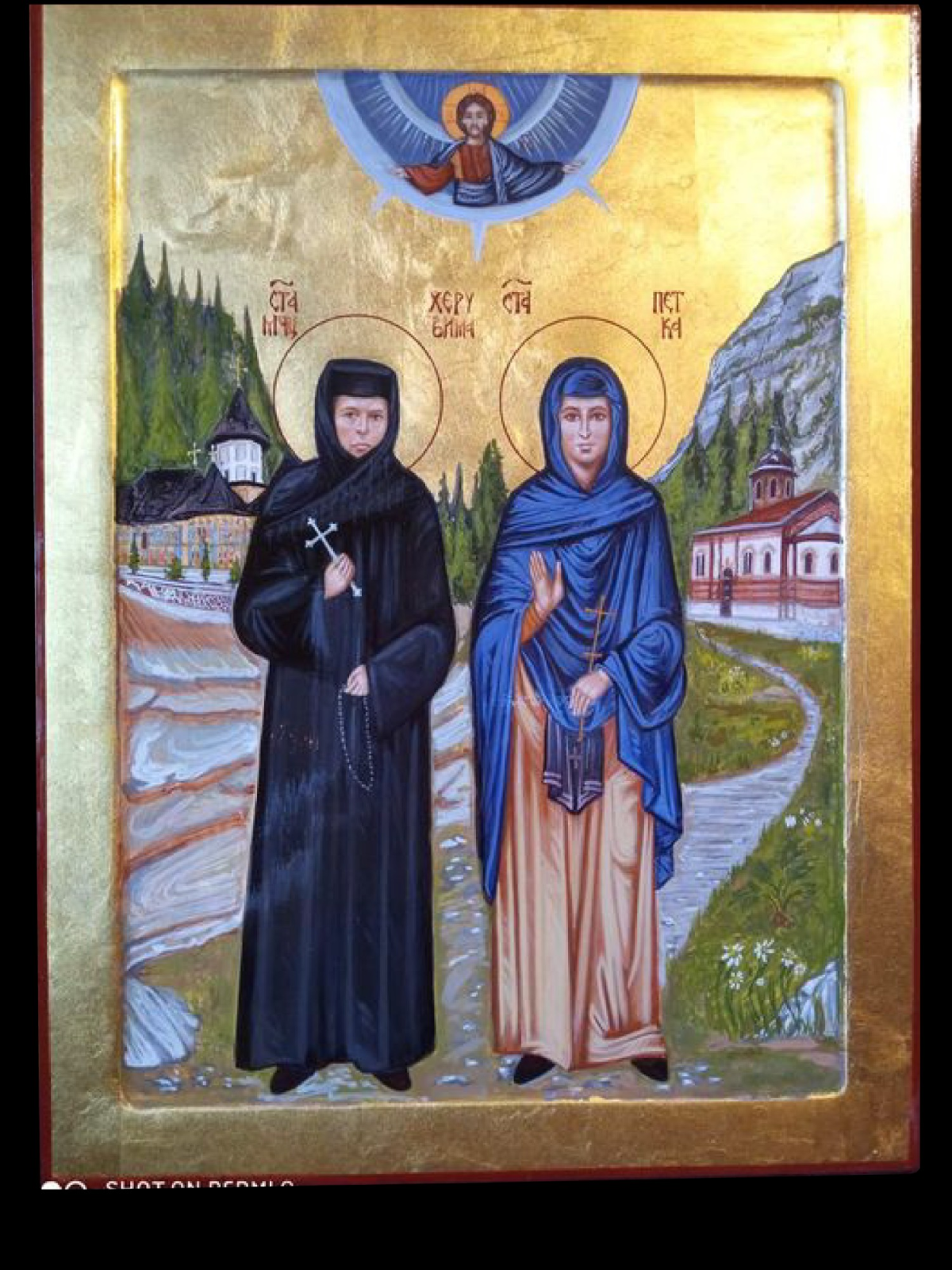 Icon of St Petka and St Cherubim