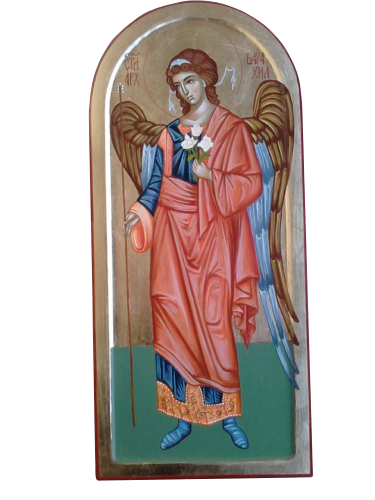 Icon of Saint Archangel Varahiel by Dragana Zivadinovic