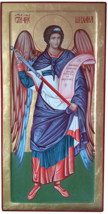 Icon of St Archangel Michael by Dragana Zivadinovic