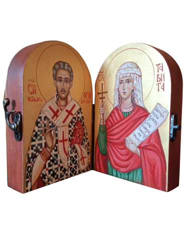 St Lazar the Four Day and St Tavita by Dragana Zivadinovic
