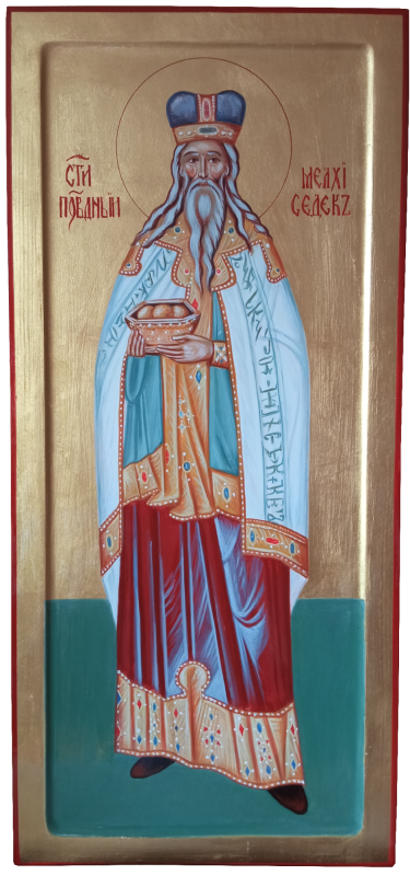 Icon of St Righteous Melchizedek by Dragana Zivadinovic