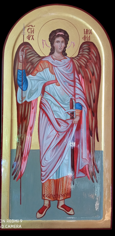 Icon of St Archangel Michael by Dragana Zivadinovic