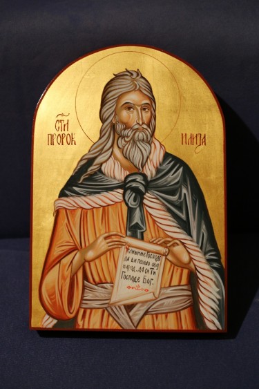Icon of Saint Elijah the Prophet by Dragana Zivadinovic
