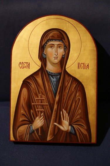 Icon of St Petka by Dragana Zivadinovic