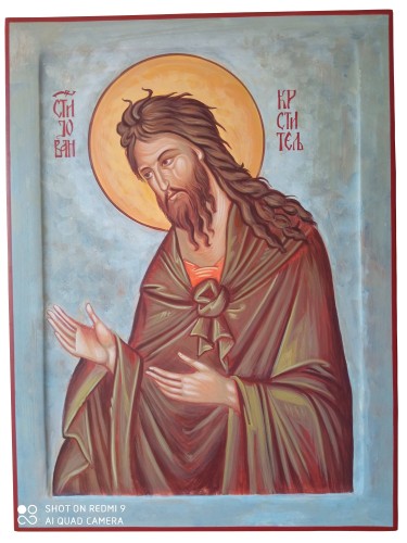 Icon of St John the Baptist by Dragana Zivadinovic