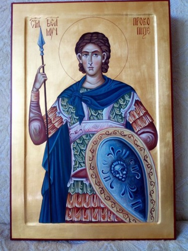 St Great Martyr Procopius by Dragana Zivadinovic