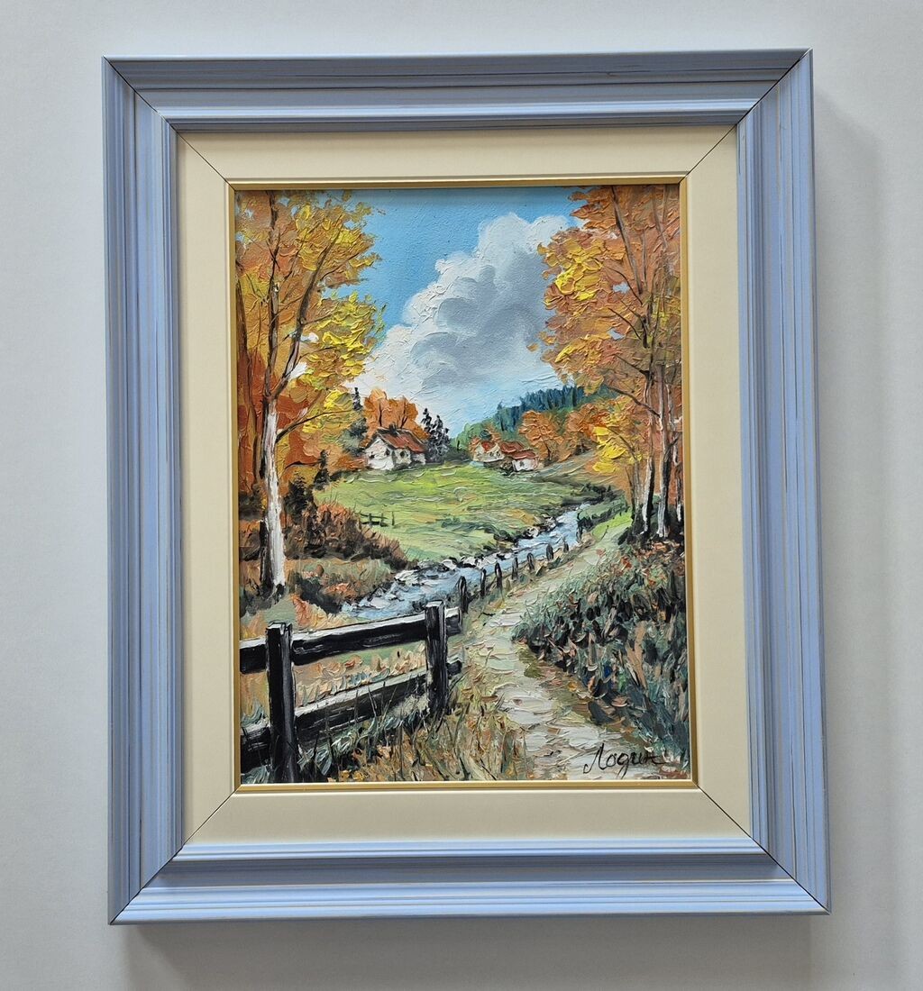 Oil on canvas - Touch of nature, beautiful painting