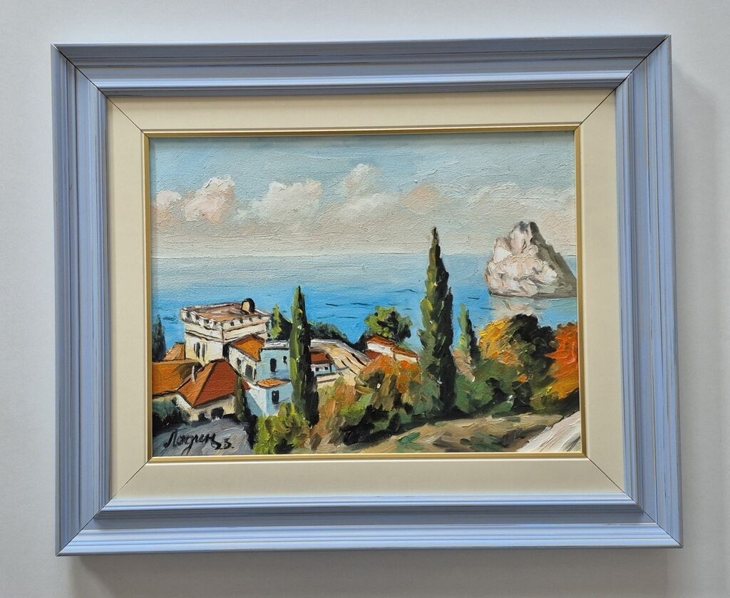Oil on canvas - Sea view 2, beautiful