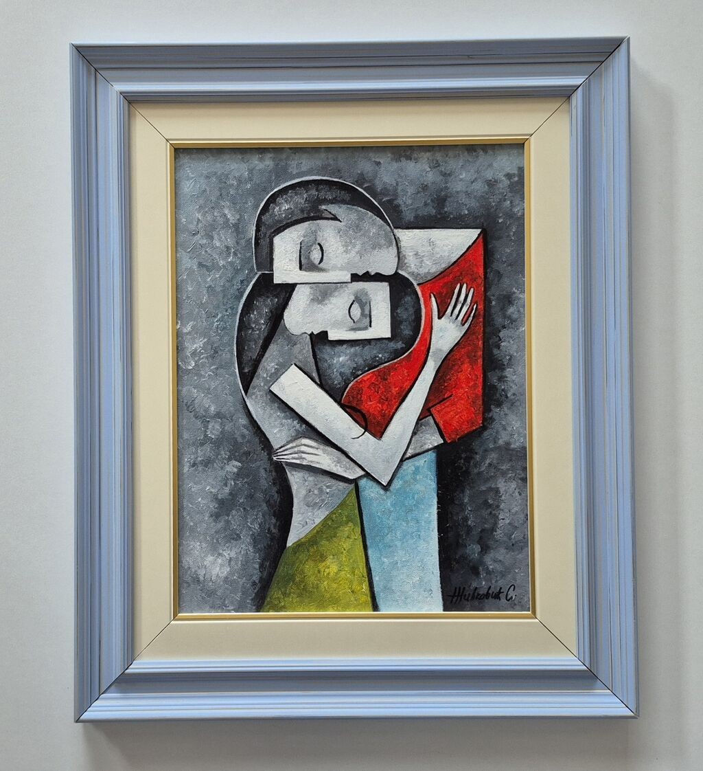 Oil on canvas - Hug 2, beautiful painting