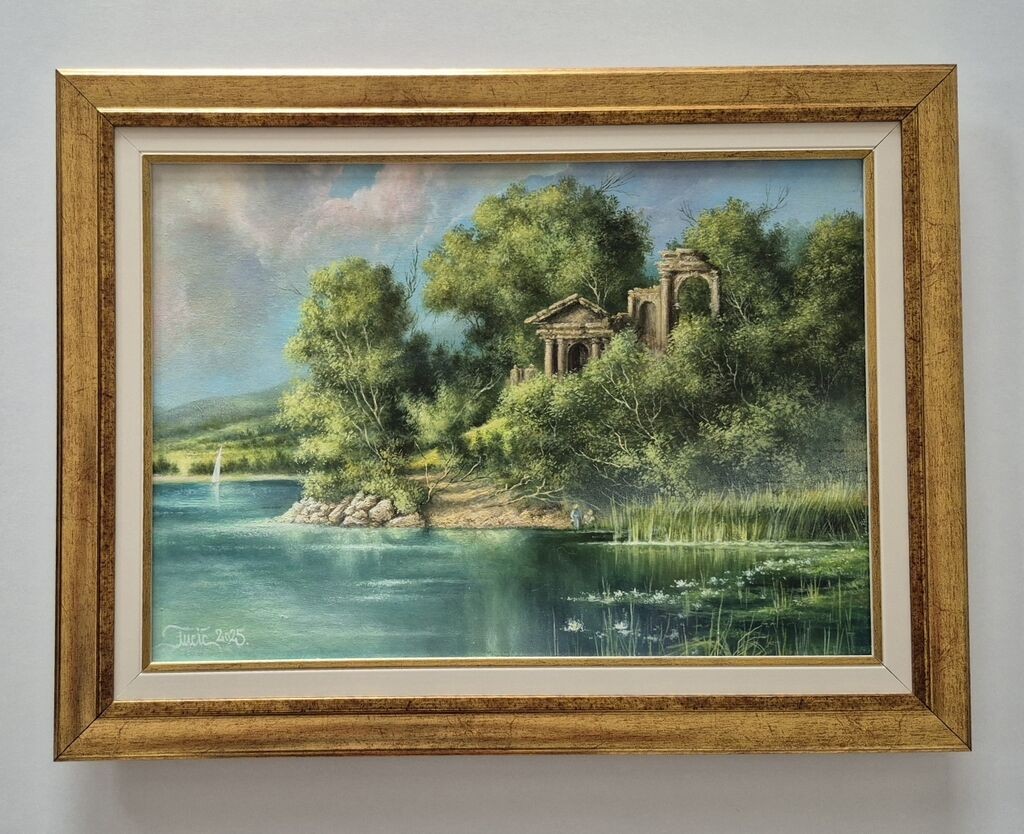 Oil on canvas - Landscape - beautiful picture